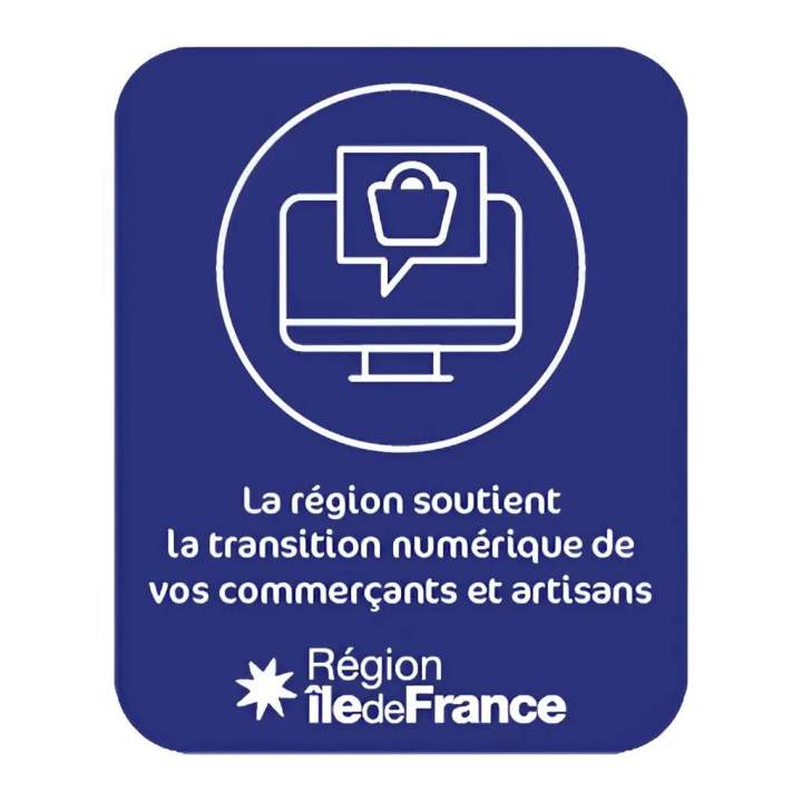 Logo la région soutient la transition numérique Paris